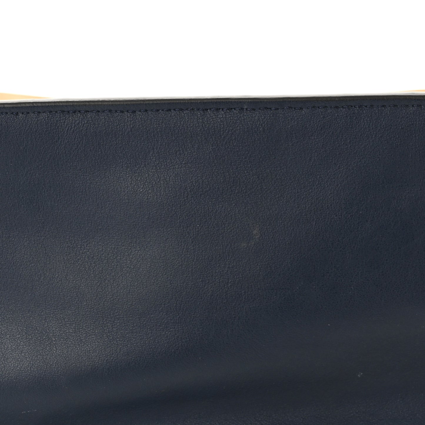 Vitello Grace Suede Large Flip Tote Midnight Marrone