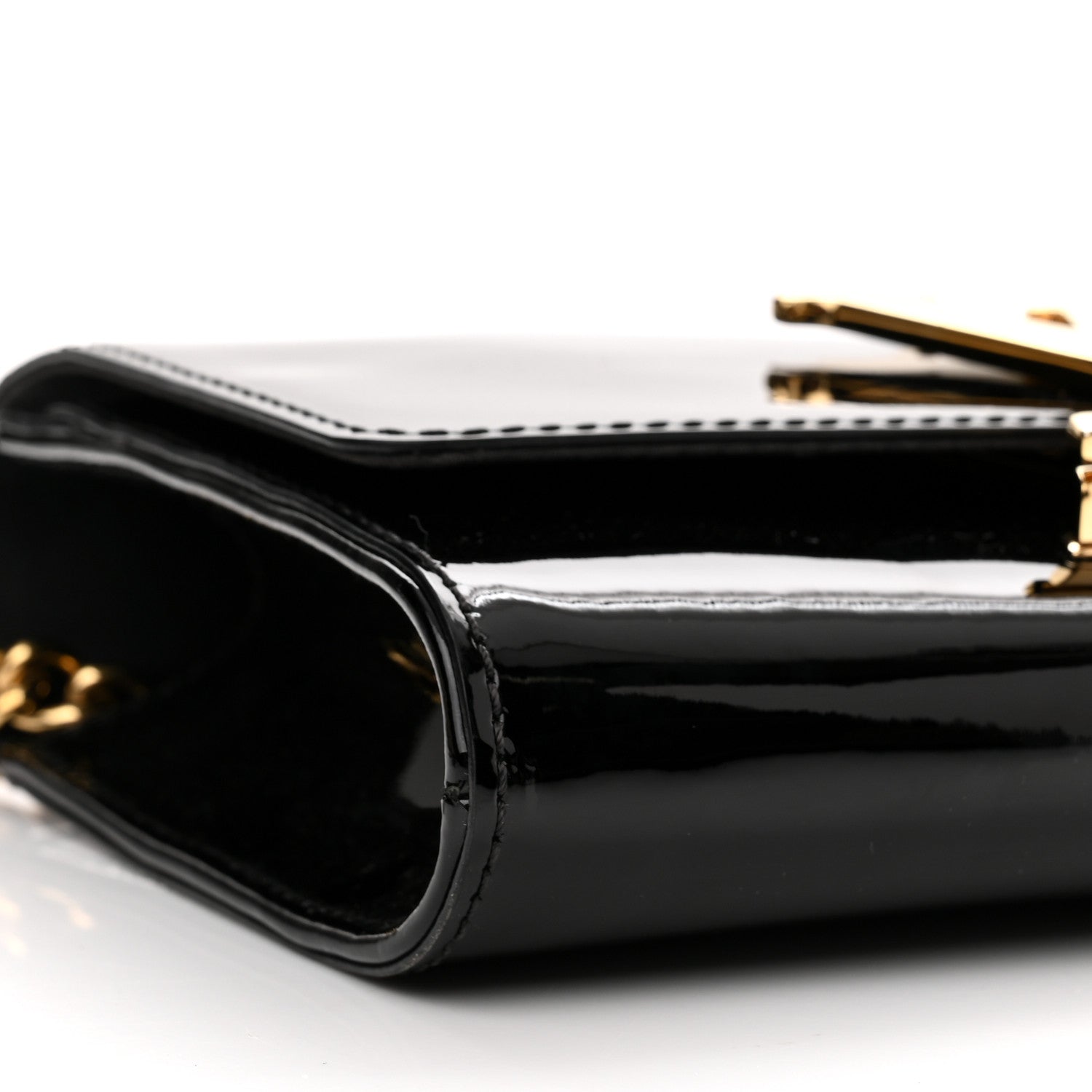 Louis Vuitton Patent Chain Louise MM Black 7 of 9