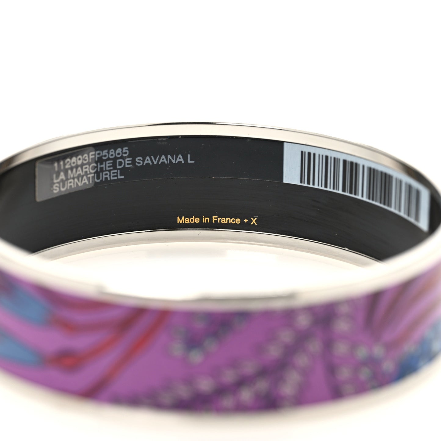 Enamel Printed Wide Le Marche de Savana Bracelet 65