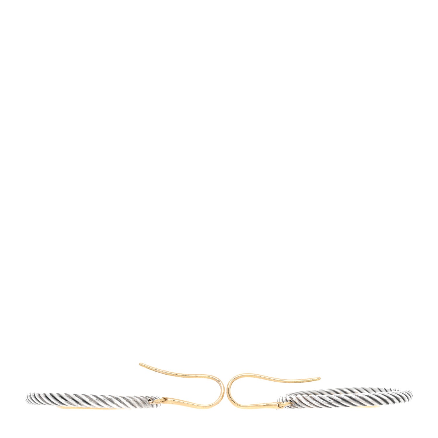 David Yurman 18K Yellow Gold Sterling Silver Mobile Earrings 3 of 5