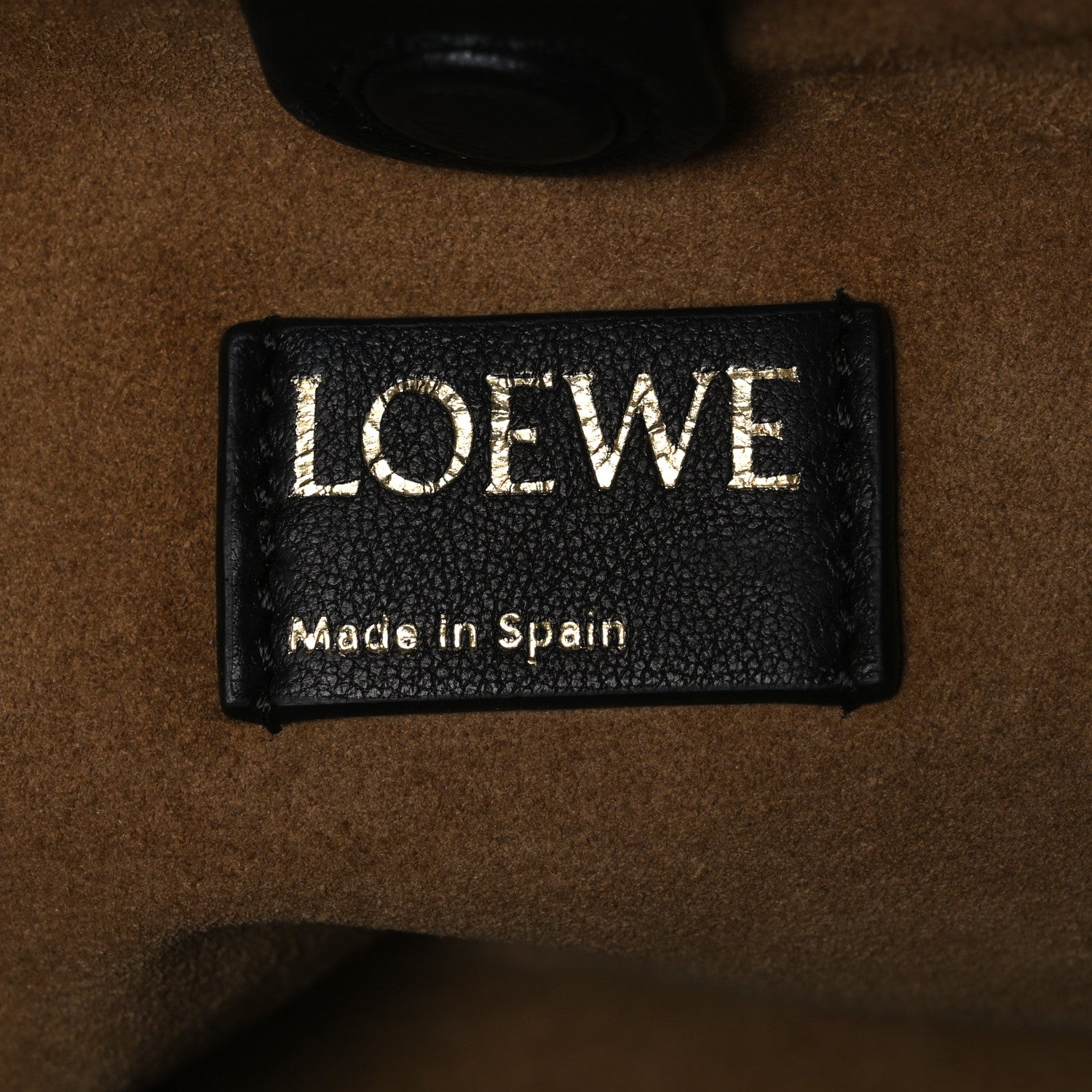 Loewe Mellow Nappa Donut Chain Mini Flamenco Knot Clutch Black 6 of 7