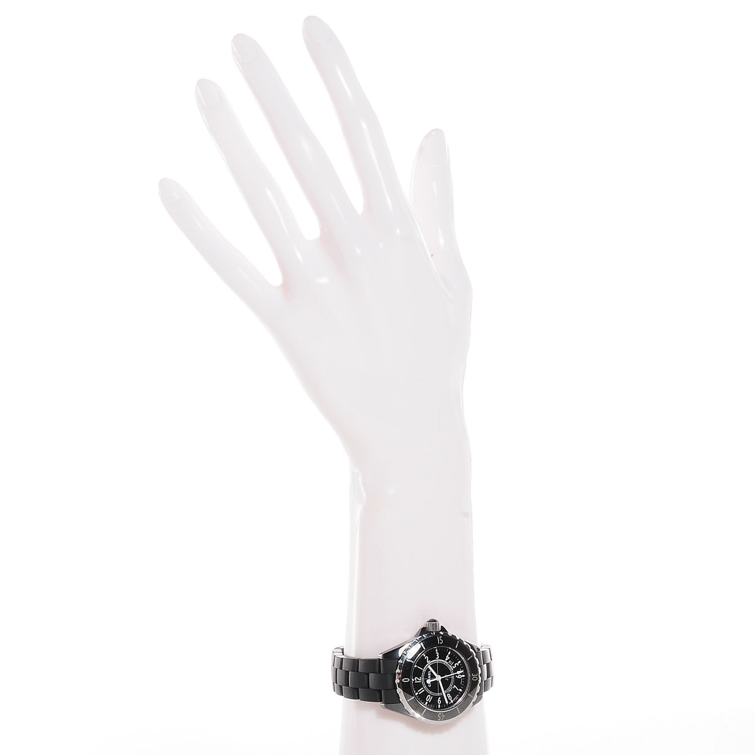 Chanel Stainless Steel Ceramic 33mm J12 Quartz Watch Black 2 of 6