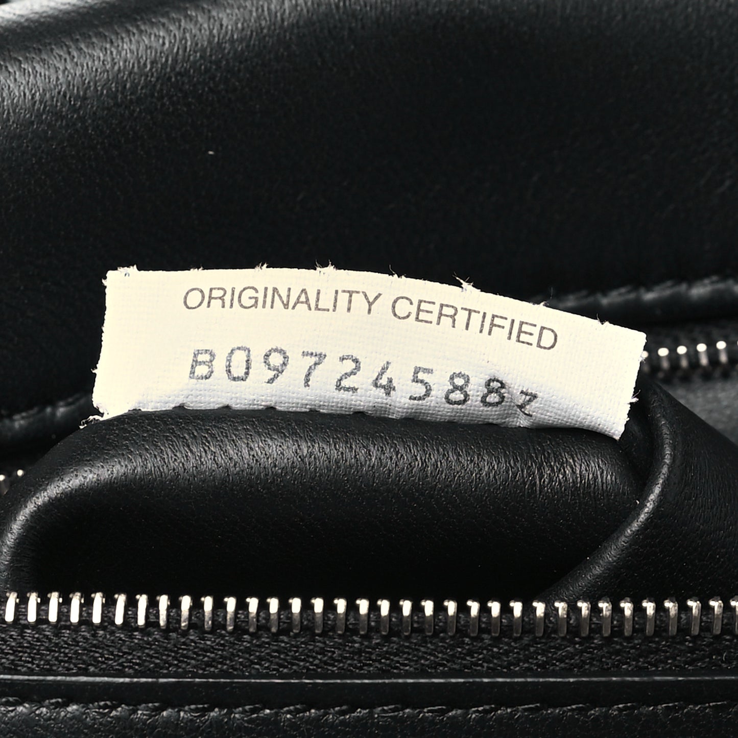 Tufted Zebra Clip Bag Black White