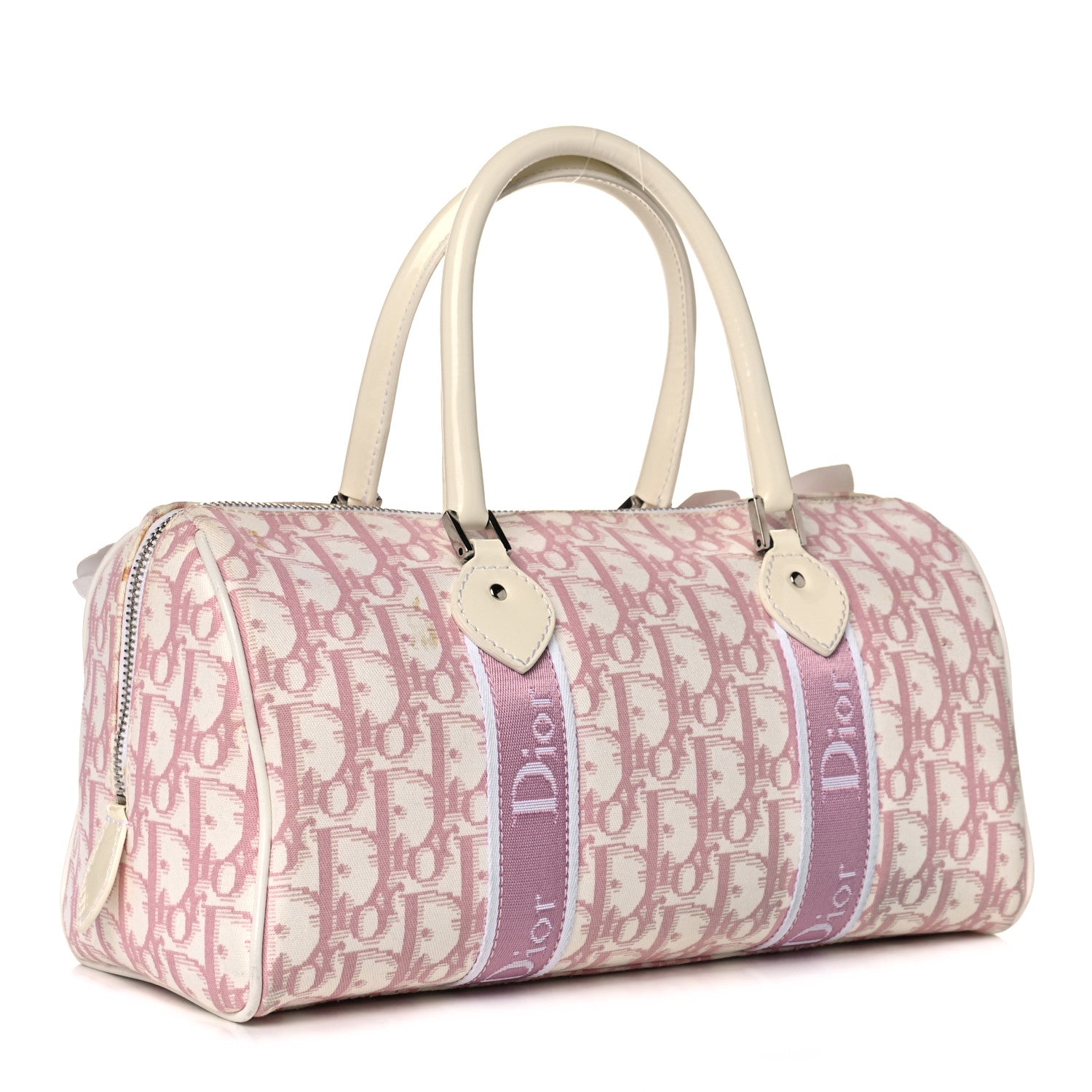 Christian Dior Monogram Girly Boston Pink 3 of 15