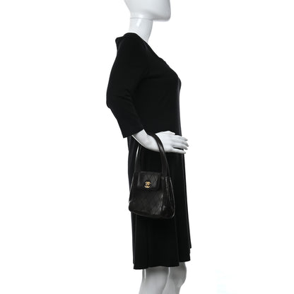 Chanel Lambskin Quilted Flap Bag Black 2 of 14