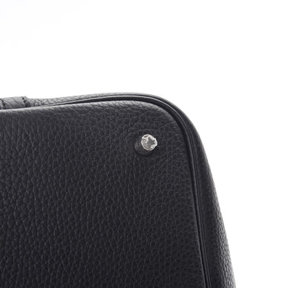 Hermes Taurillon Clemence Picotin Lock 22 MM Black Gold 10 of 10