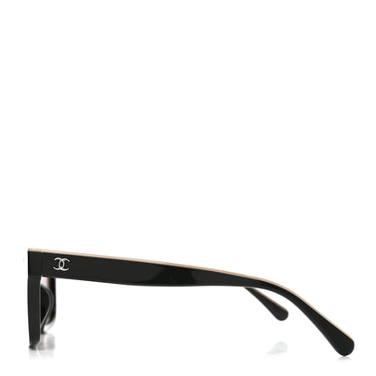 Chanel Acetate Square Sunglasses 5417-A Black 3 of 7