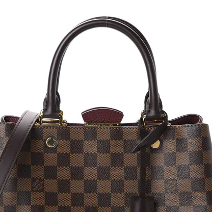 Louis Vuitton Damier Ebene Cuir Taurillon Brittany Bordeaux 9 of 9