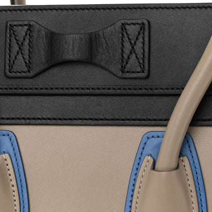 Celine Shiny Smooth Calfskin Micro Tri-Color Luggage Quartz 14 of 17