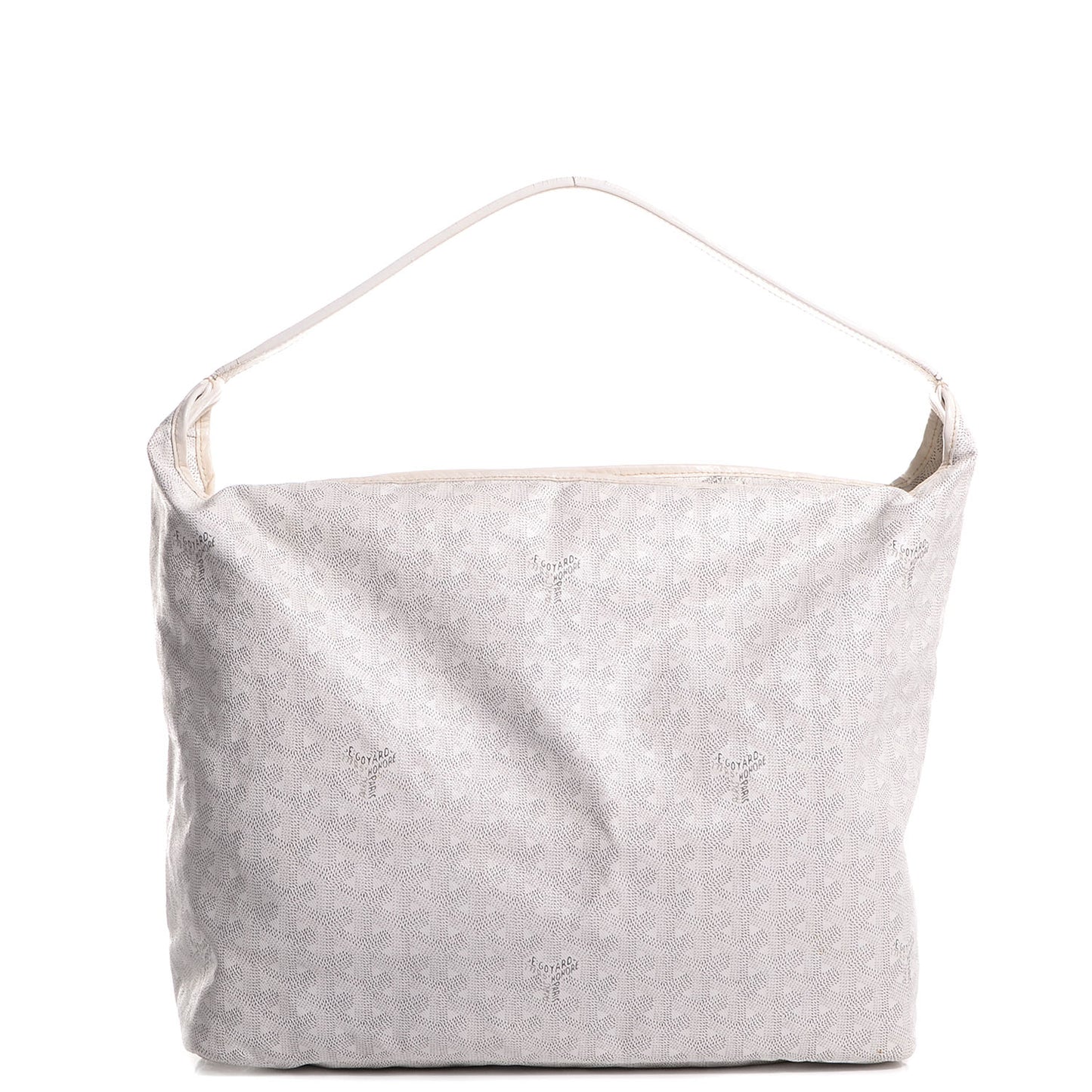 Goyardine Fidji Zip Hobo White