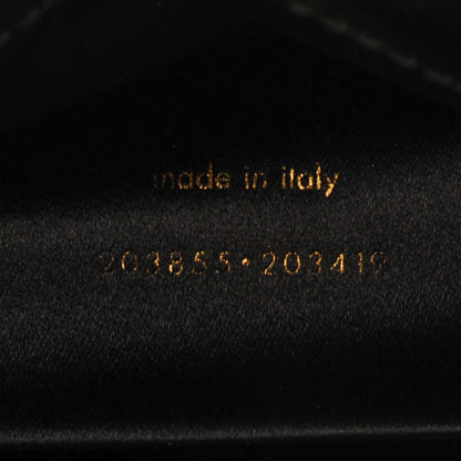 Saint Laurent Textured Patent Monogram Large Belle De Jour Clutch Black 6 of 7
