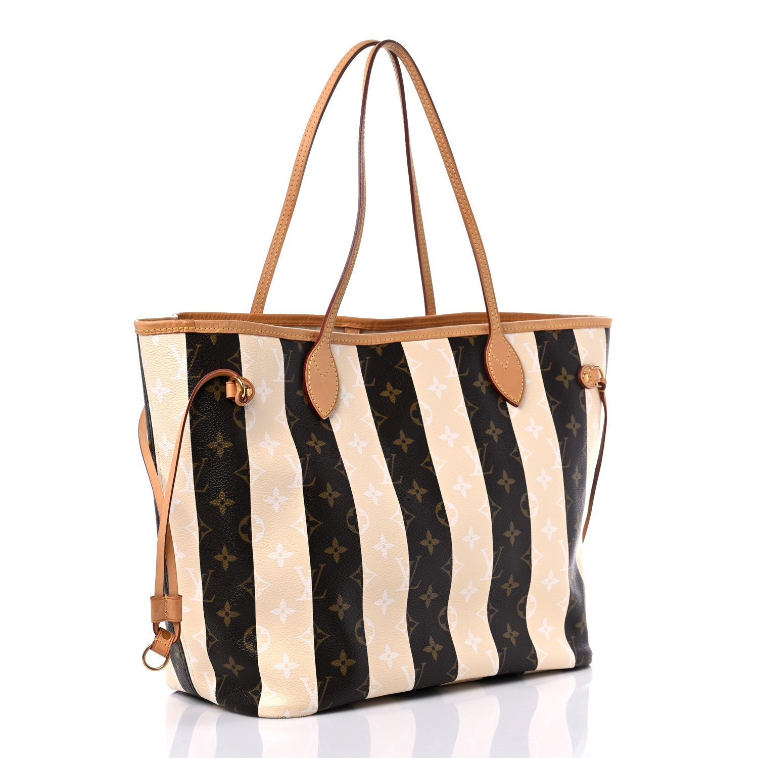 Louis Vuitton Monogram Rayures Neverfull MM 3 of 22