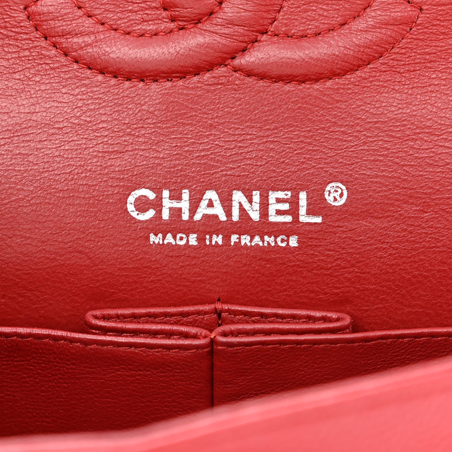 Chanel Caviar Quilted Medium Double Flap Red 6 of 13