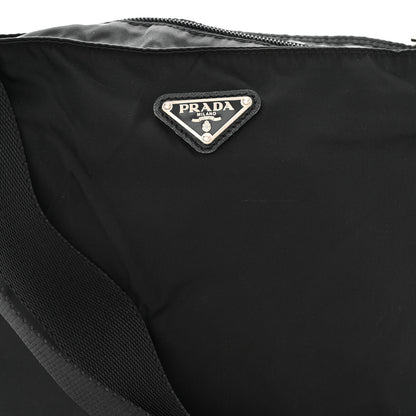 Prada Nylon Vela Flat Messenger Bag Black 8 of 10