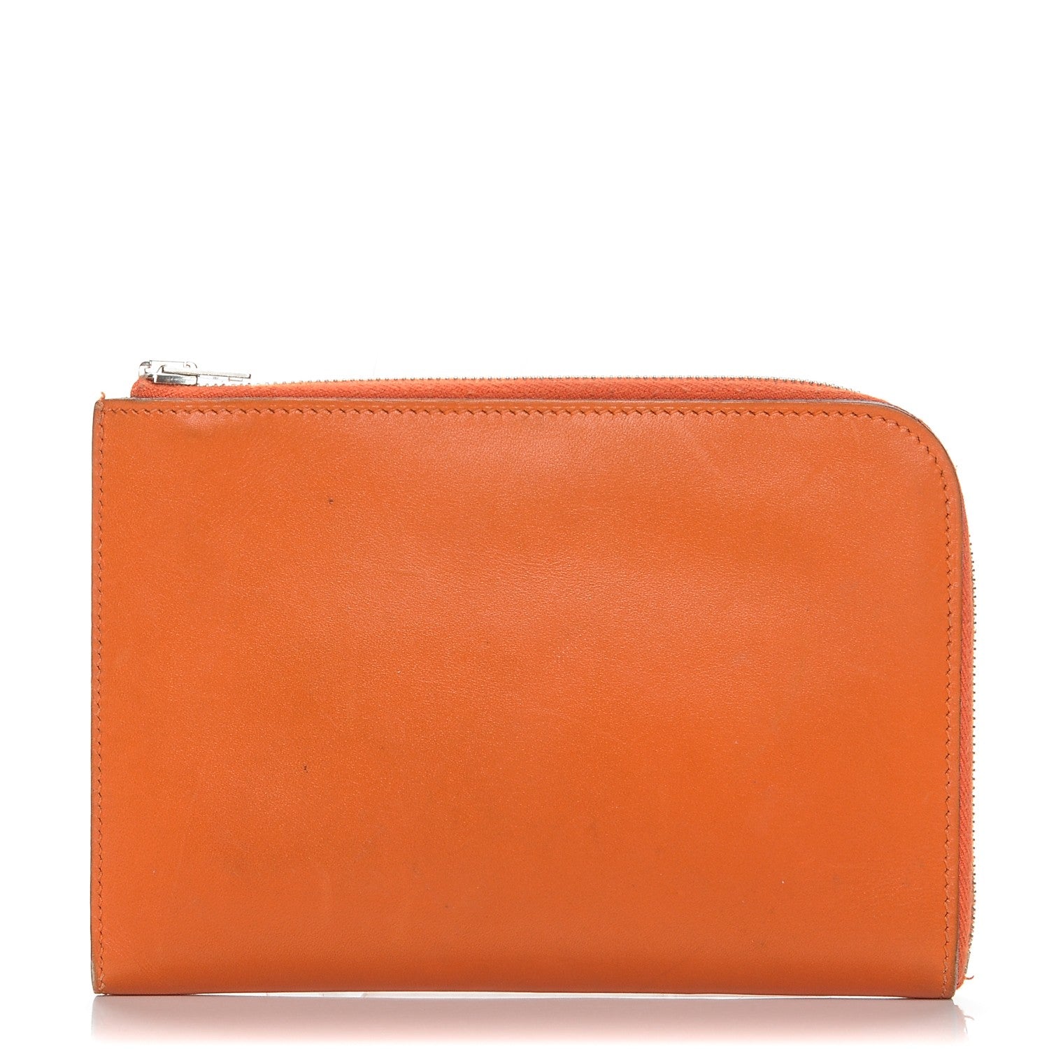 Hermes Chamonix Remix Duo Wallet Orange 1 of 11