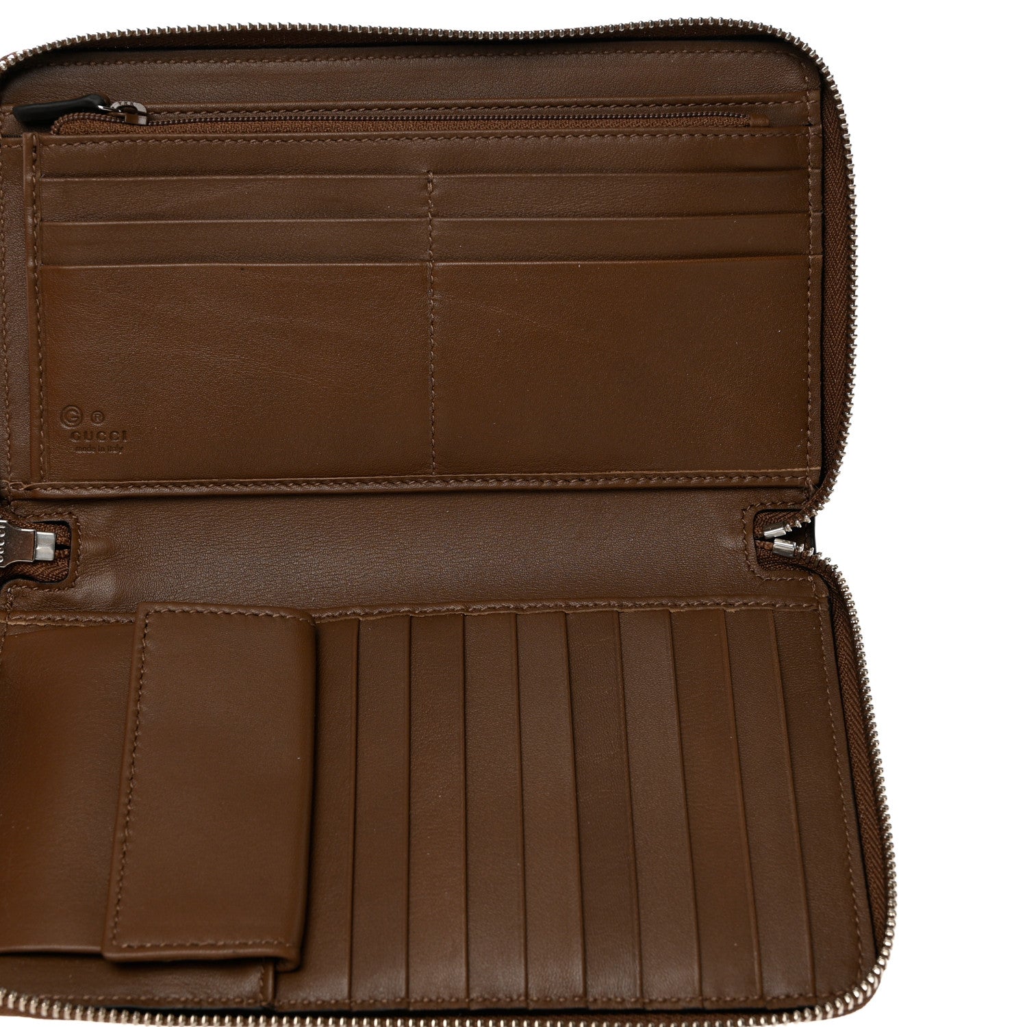 Gucci Microguccissima Large Zip Around Organizer Wallet Acero 5 of 8