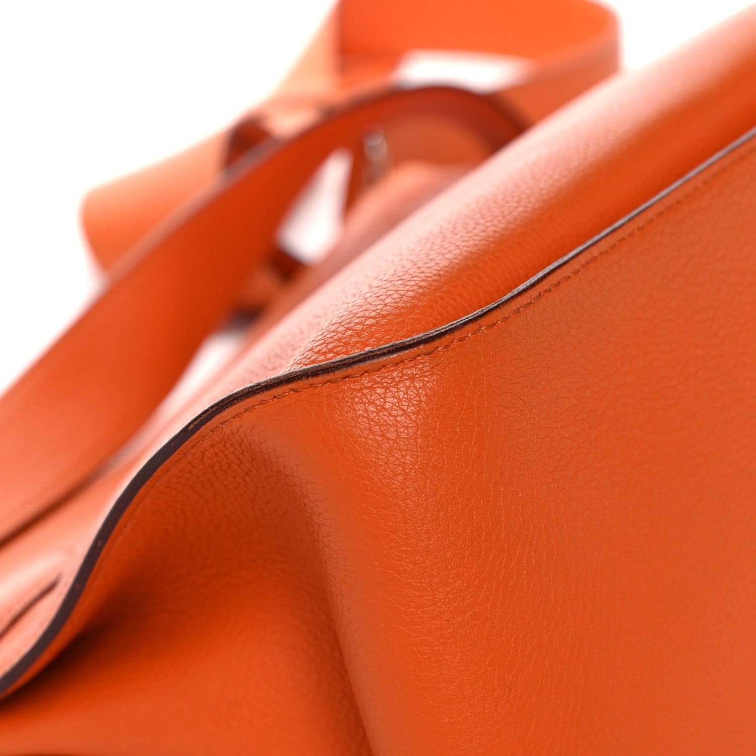 Hermes Taurillon Clemence Jypsiere 34 Orange 10 of 37