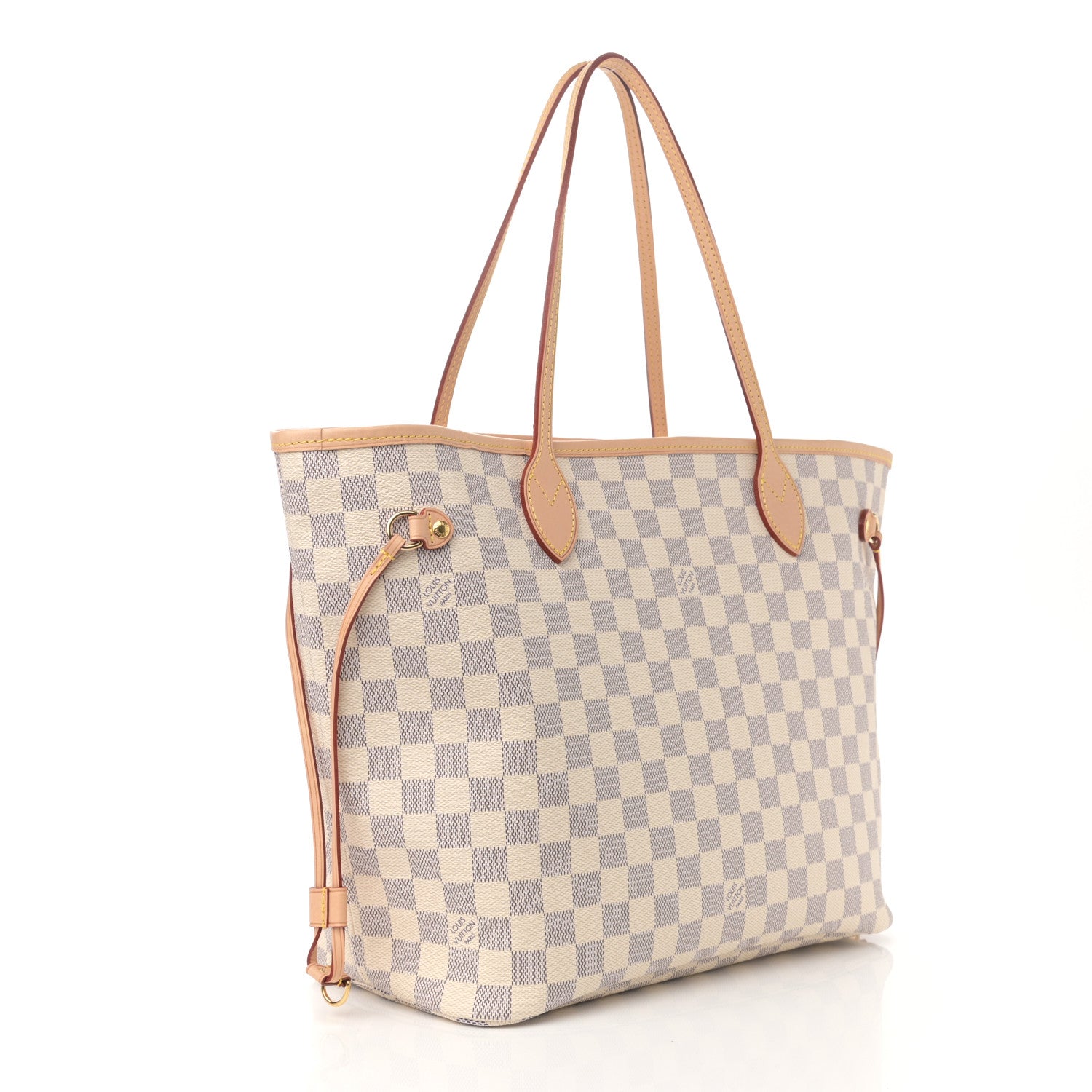 Louis Vuitton Damier Azur Neo Neverfull MM Rose Ballerine 4 of 10