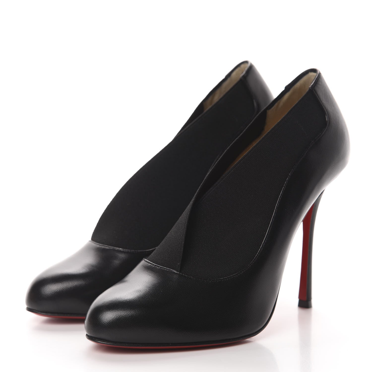 Christian Louboutin Shiny Nappa Toot Couverte 100 Pumps 38 Black 3 of 10