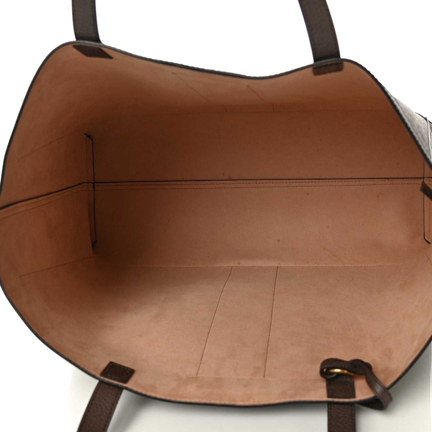 GG Supreme Monogram Web Ophidia Tote Brown