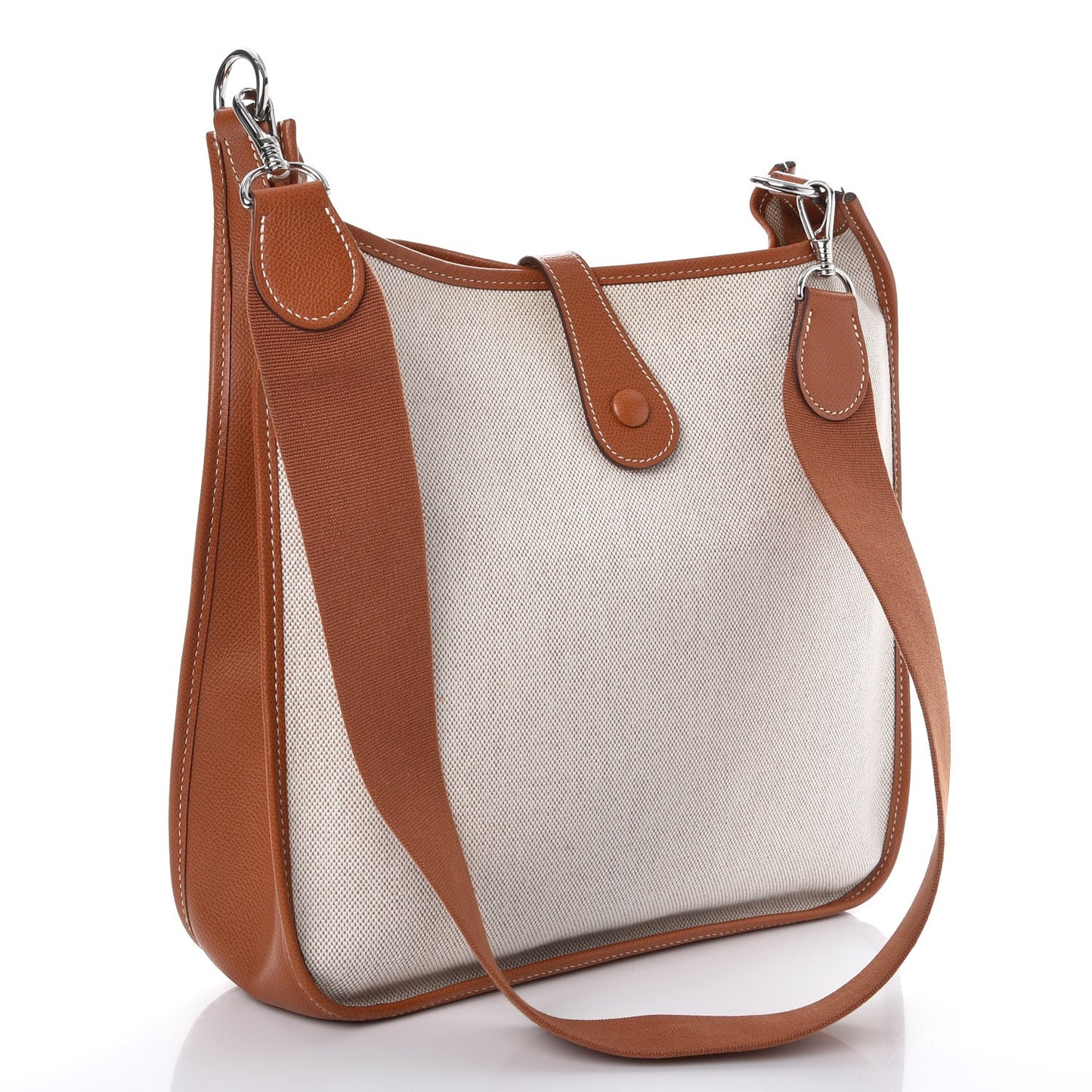 Toile Epsom Evelyne III GM Ecru Gold