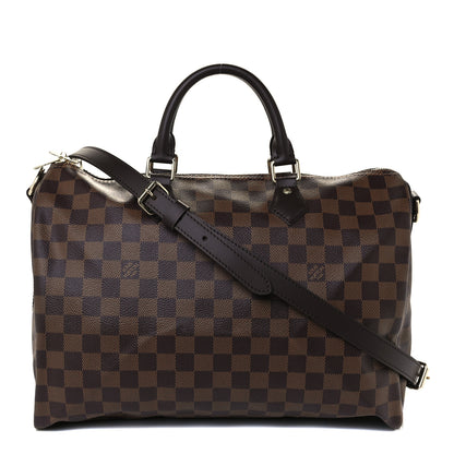 Louis Vuitton Damier Ebene Speedy Bandouliere 35 1 of 10