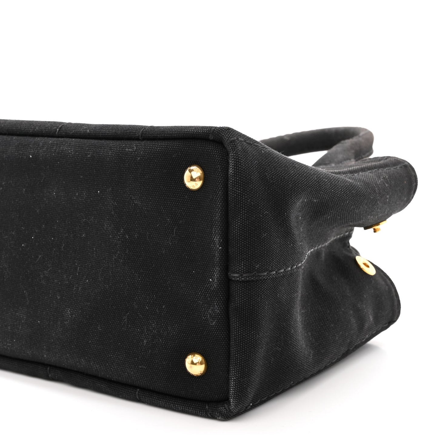 Canapa Small Logo Tote Black Talco