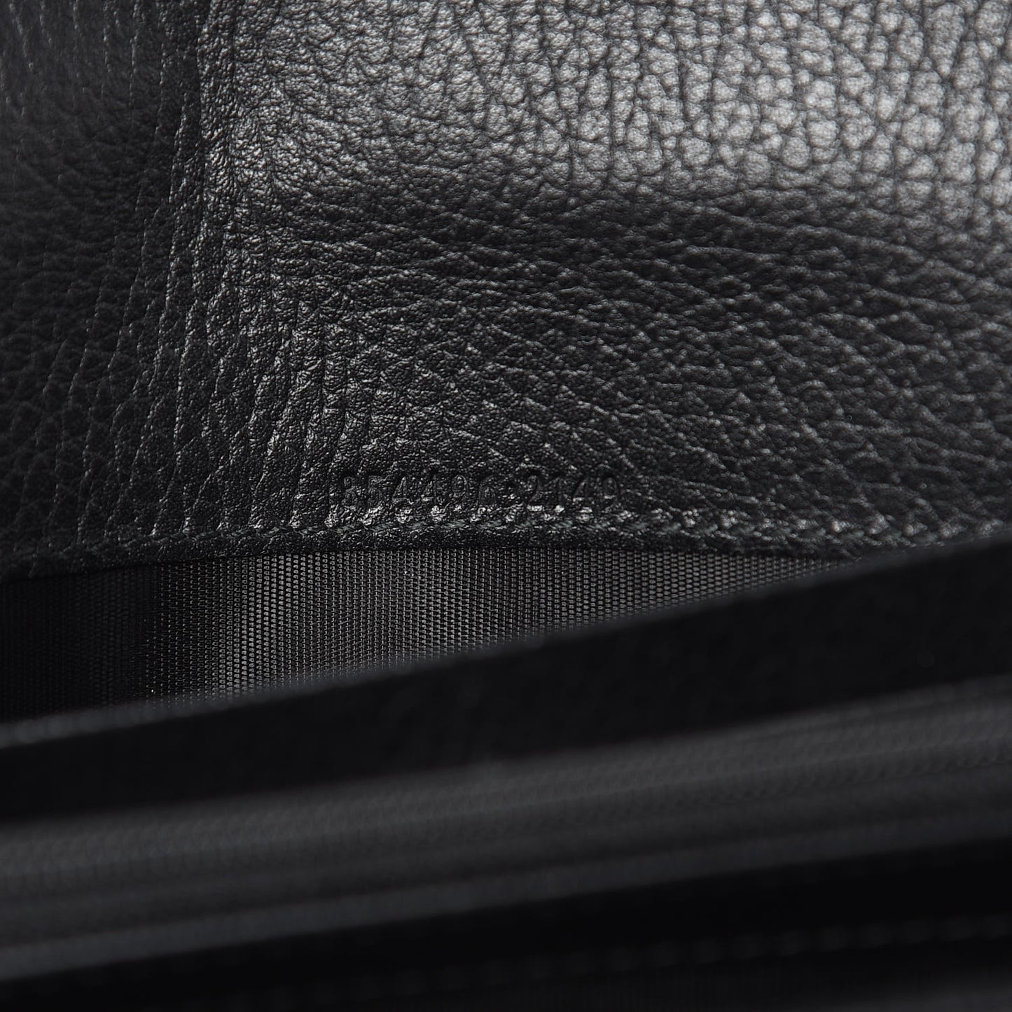 Dollar Calfskin Swing Continental Wallet Black