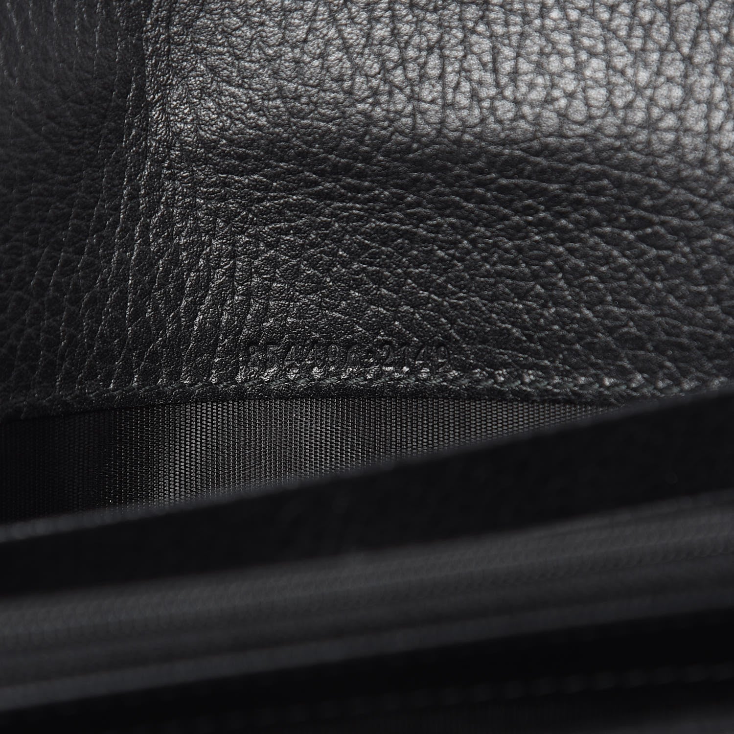 Gucci Dollar Calfskin Swing Continental Wallet Black 6 of 8