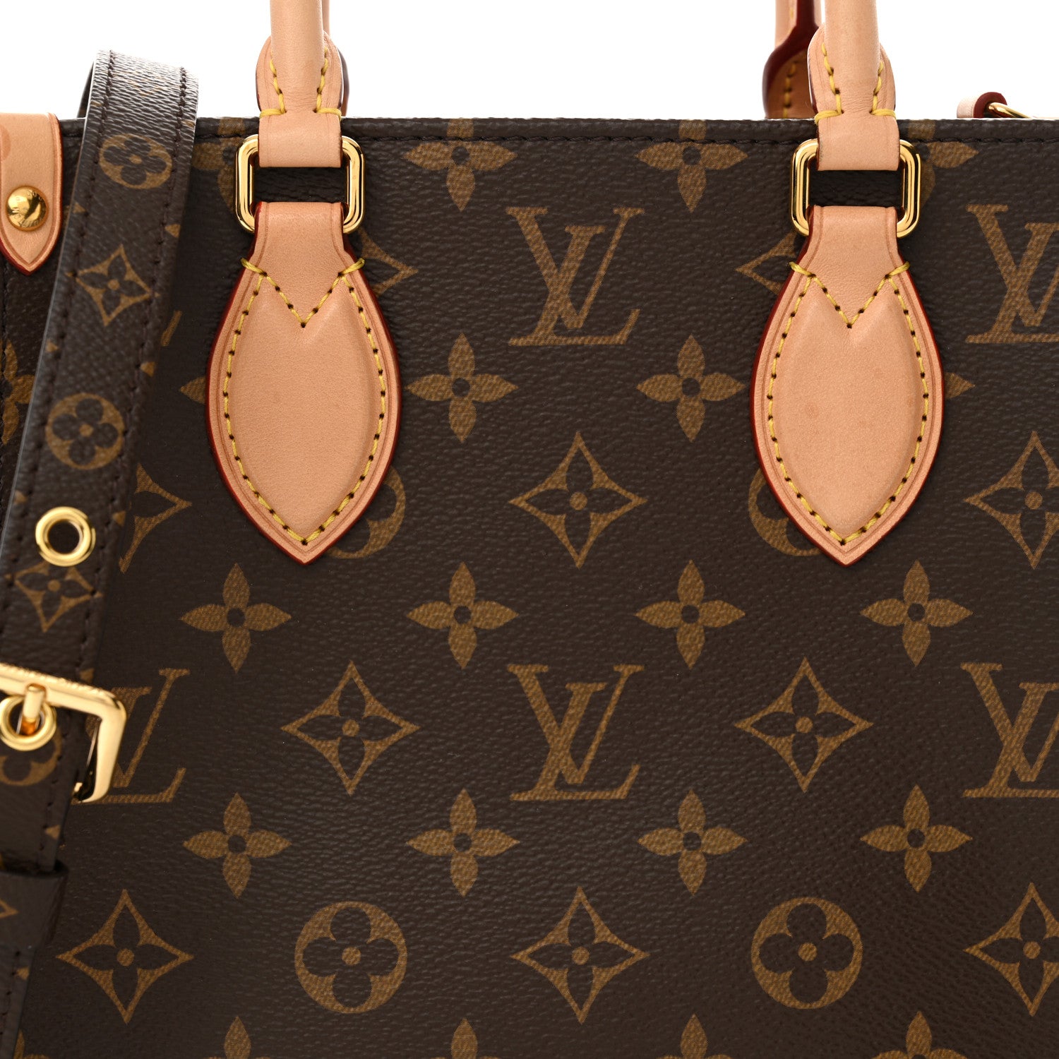 Louis Vuitton Monogram Sac Plat BB 7 of 11