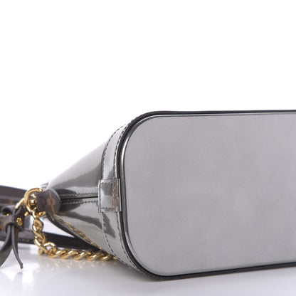 Louis Vuitton Patent Monogram Miroir Mirror Mini Alma Gris Metal 6 of 9