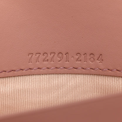 Gucci Calfskin GG Embossed Continental Wallet Porcelain Rose 6 of 8
