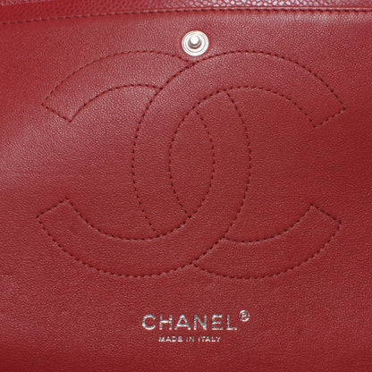 Chanel Caviar Jumbo Double Flap Red 3 of 6