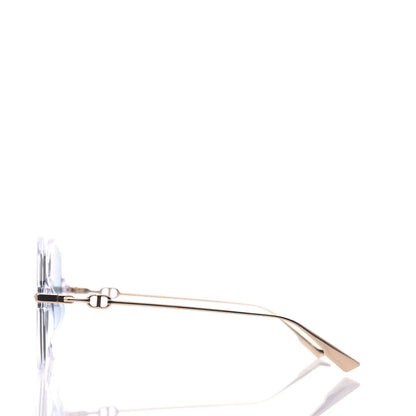 Christian Dior Acetate Metal Diorlink 2 Sunglasses Blue Gold 4 of 8