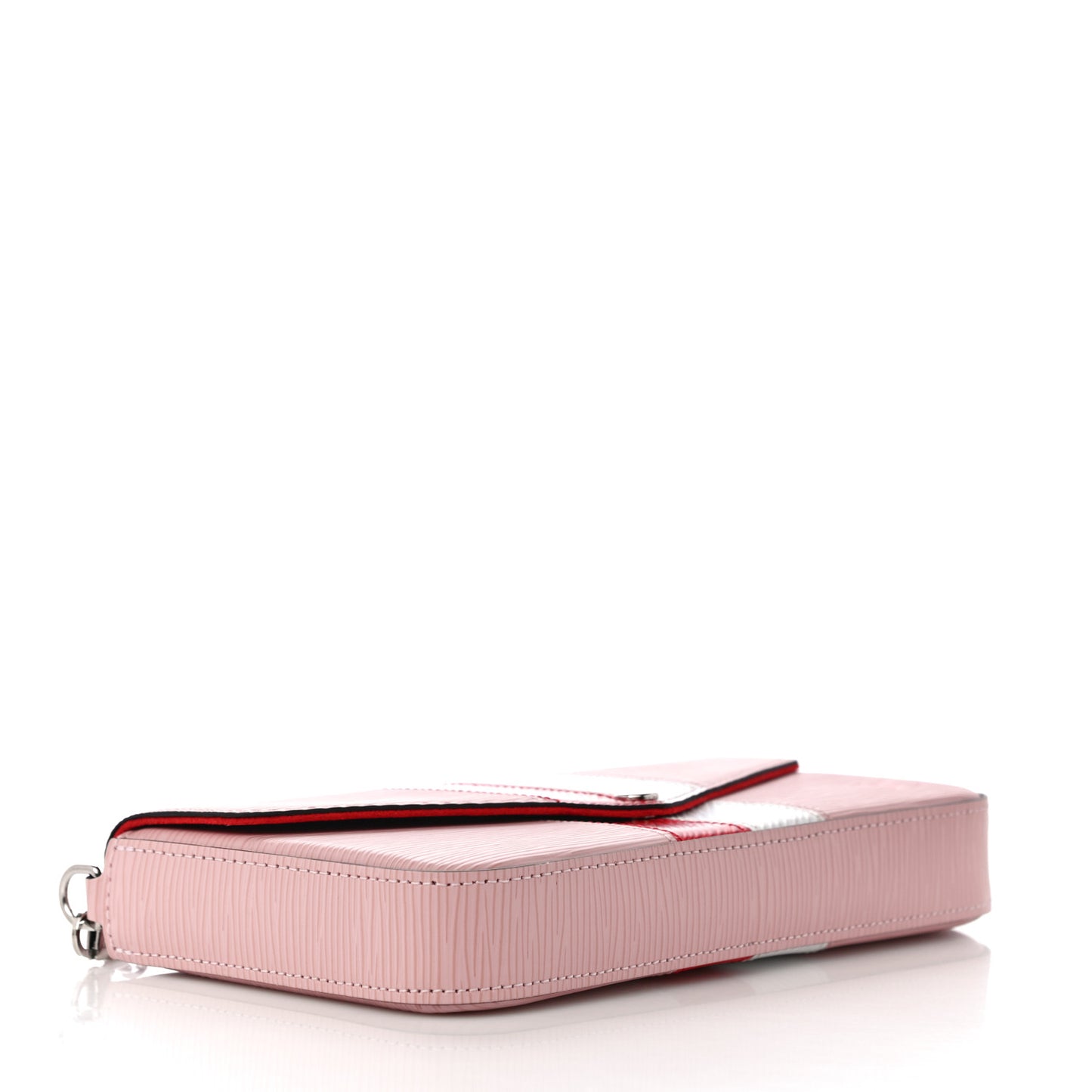 Epi Pochette Felicie Rose Ballerine Stripe