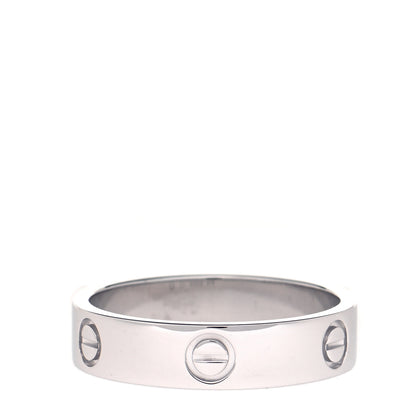 Cartier Platinum 5.5mm LOVE Ring 65 11 6 of 10