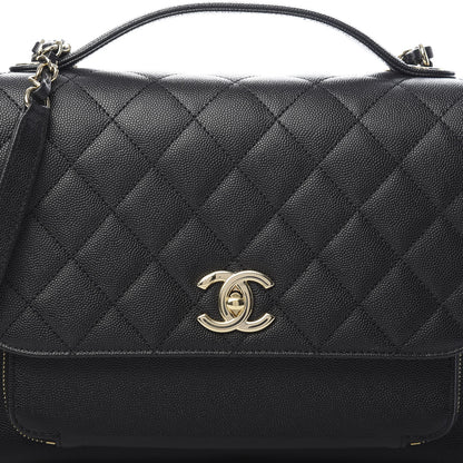 Chanel Caviar Quilted Large Business Affinity Flap Black 8 of 10