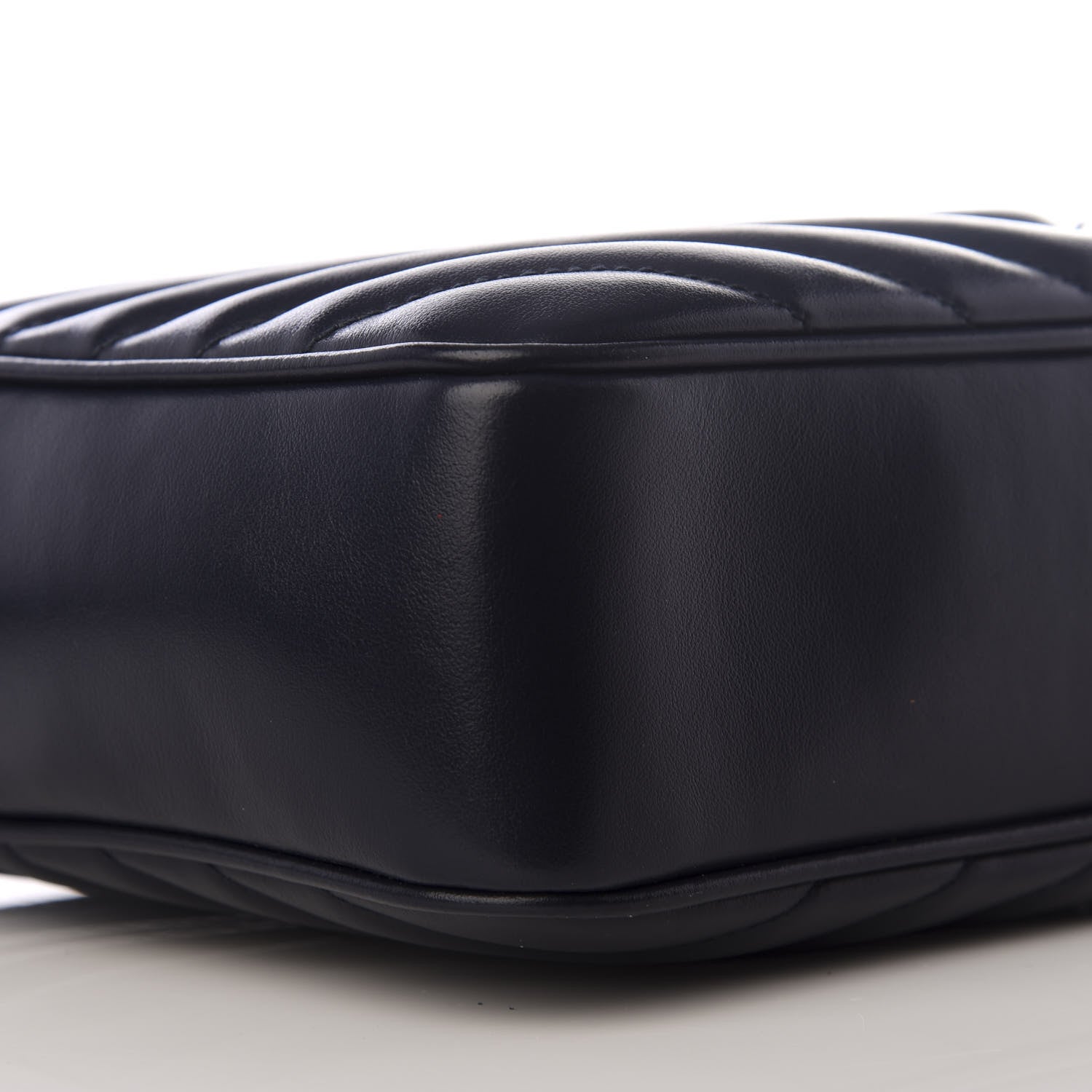 Saint Laurent Calfskin Matelasse Monogram Lou Camera Bag Navy 5 of 8