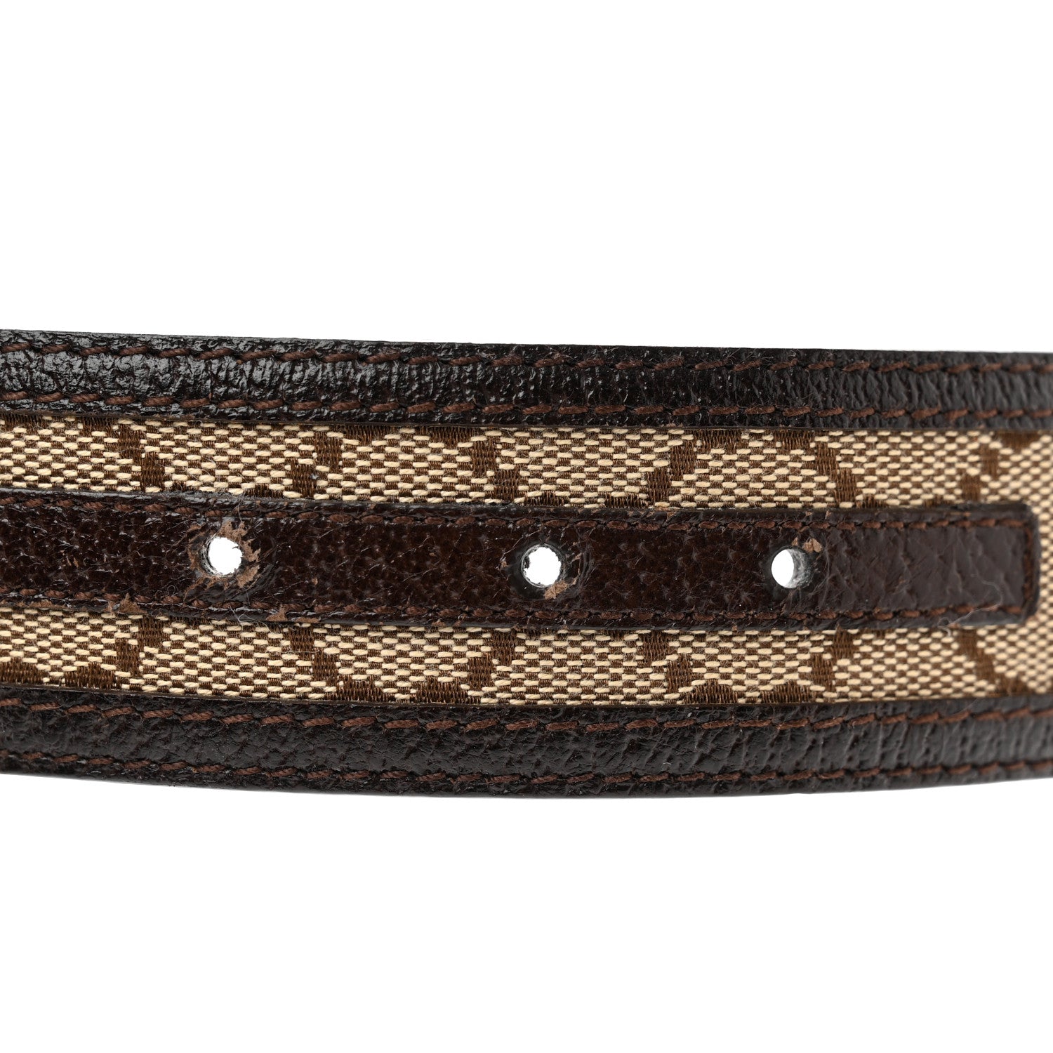 Gucci Monogram Interlocking G 40mm Belt 90 36 Dark Brown 5 of 5