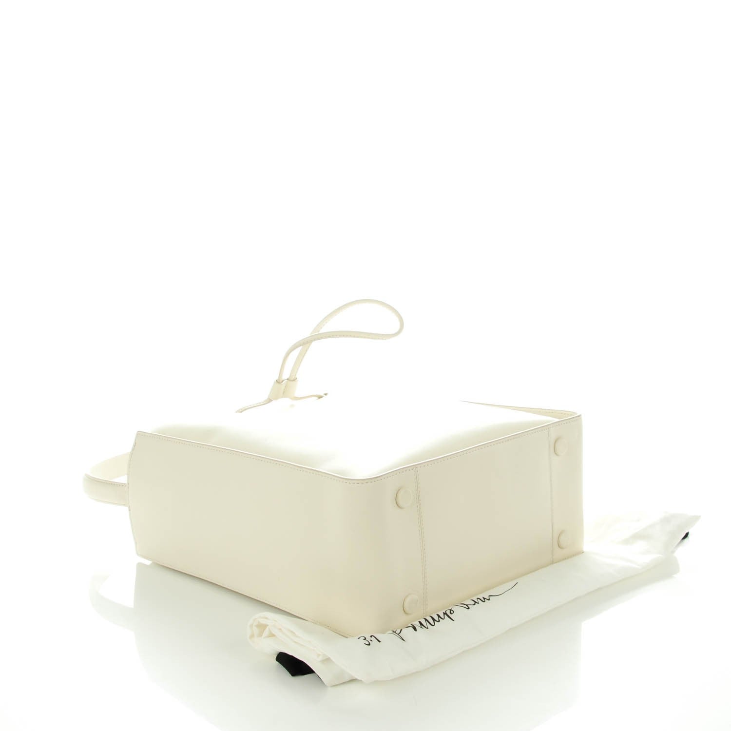 3.1 Phillip Lim 3.1 Calfskin Large Soleil Bucket Bag Off White 4 of 9