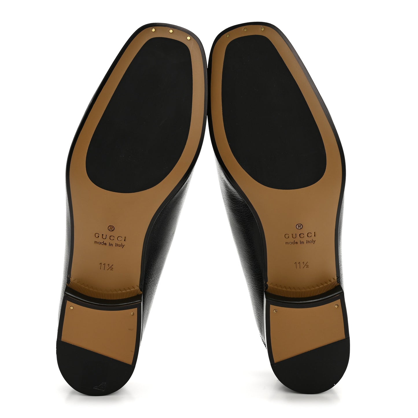 Goatskin Mens Horsebit Loafers 11.5 Black