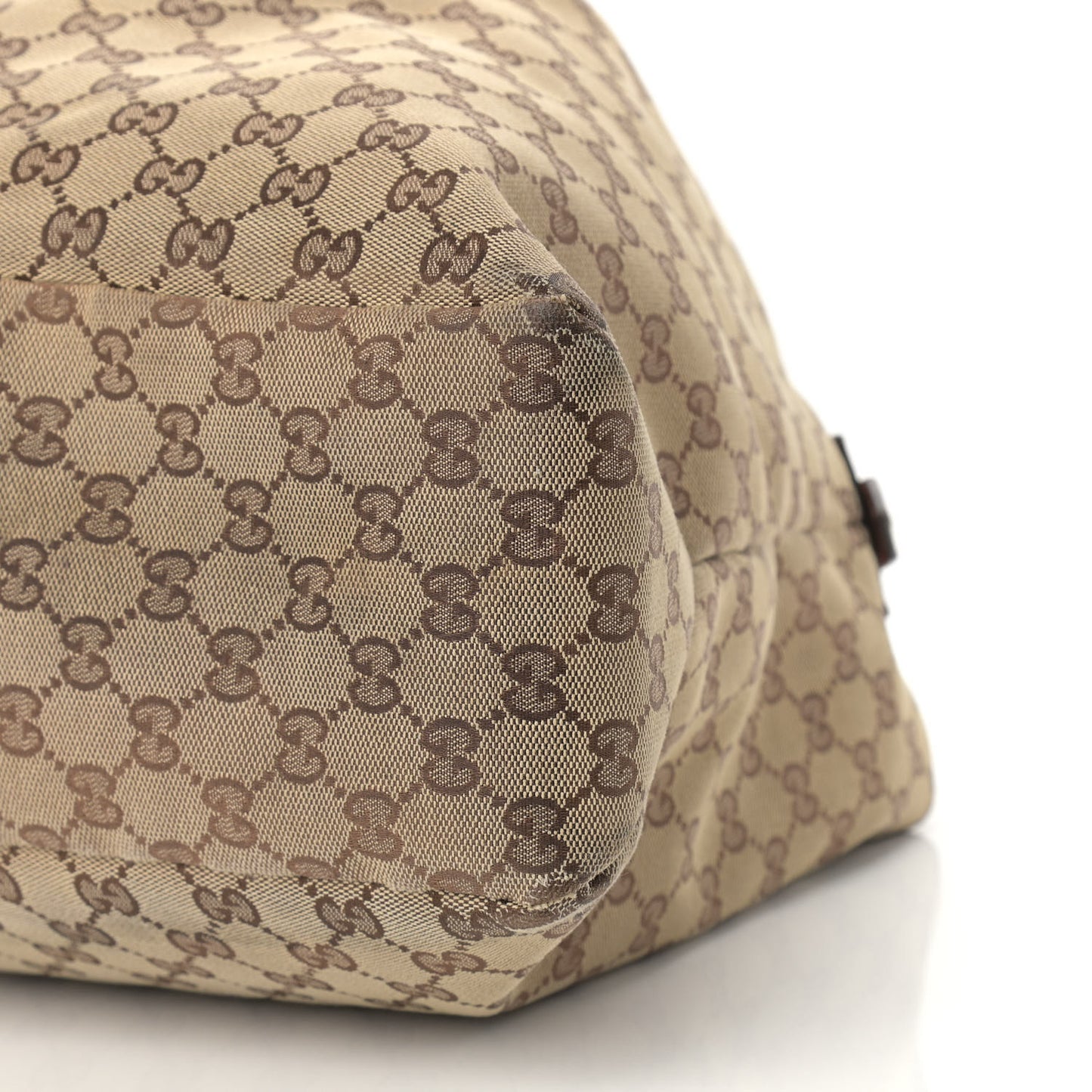 Monogram Large Horsebit Chain Hobo Brown