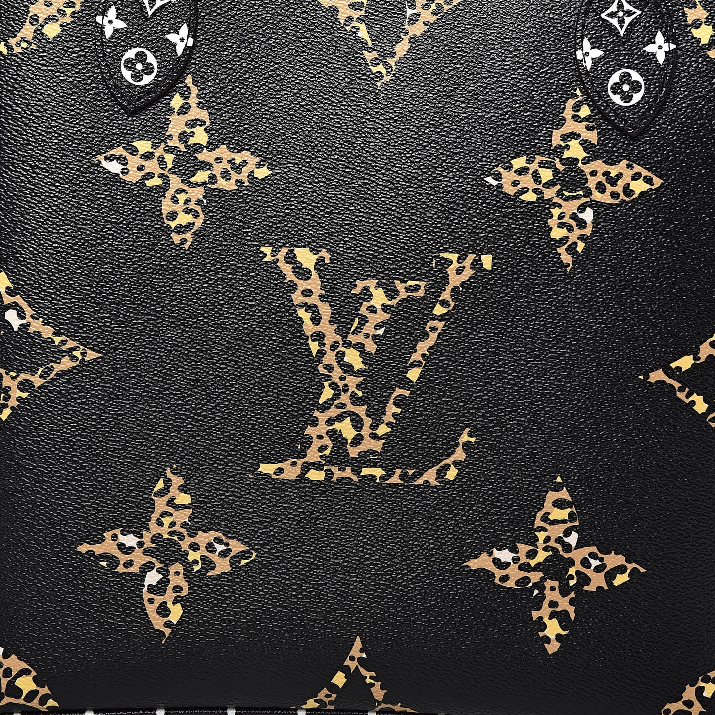 Monogram Giant Jungle Neverfull MM Black