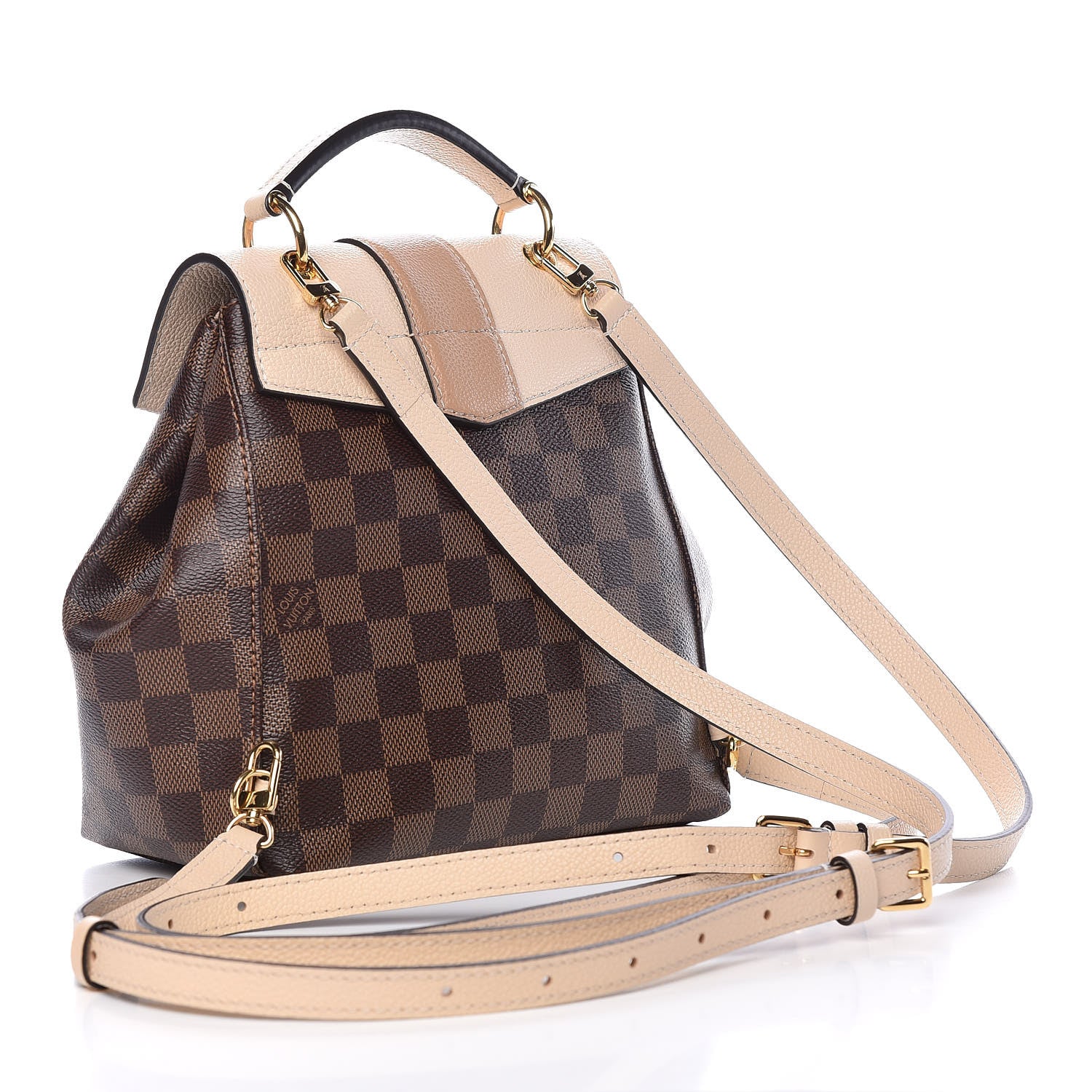 Louis Vuitton Damier Ebene Clapton Backpack Creme 3 of 9