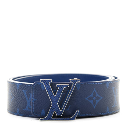 Louis Vuitton Monogram 40mm Reversible LV Initiales Belt 100 40 Cobalt Blue 1 of 7