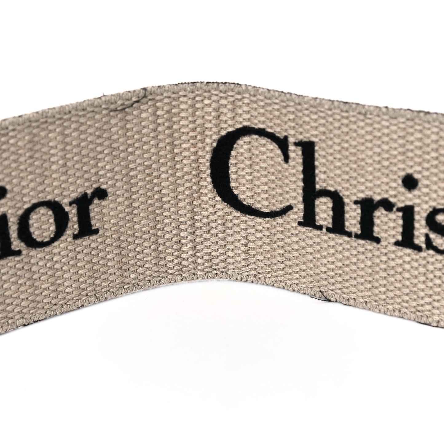 Canvas Embroidered Shoulder Strap Blue