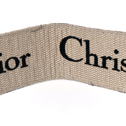 Christian Dior Canvas Embroidered Shoulder Strap Blue 5 of 7