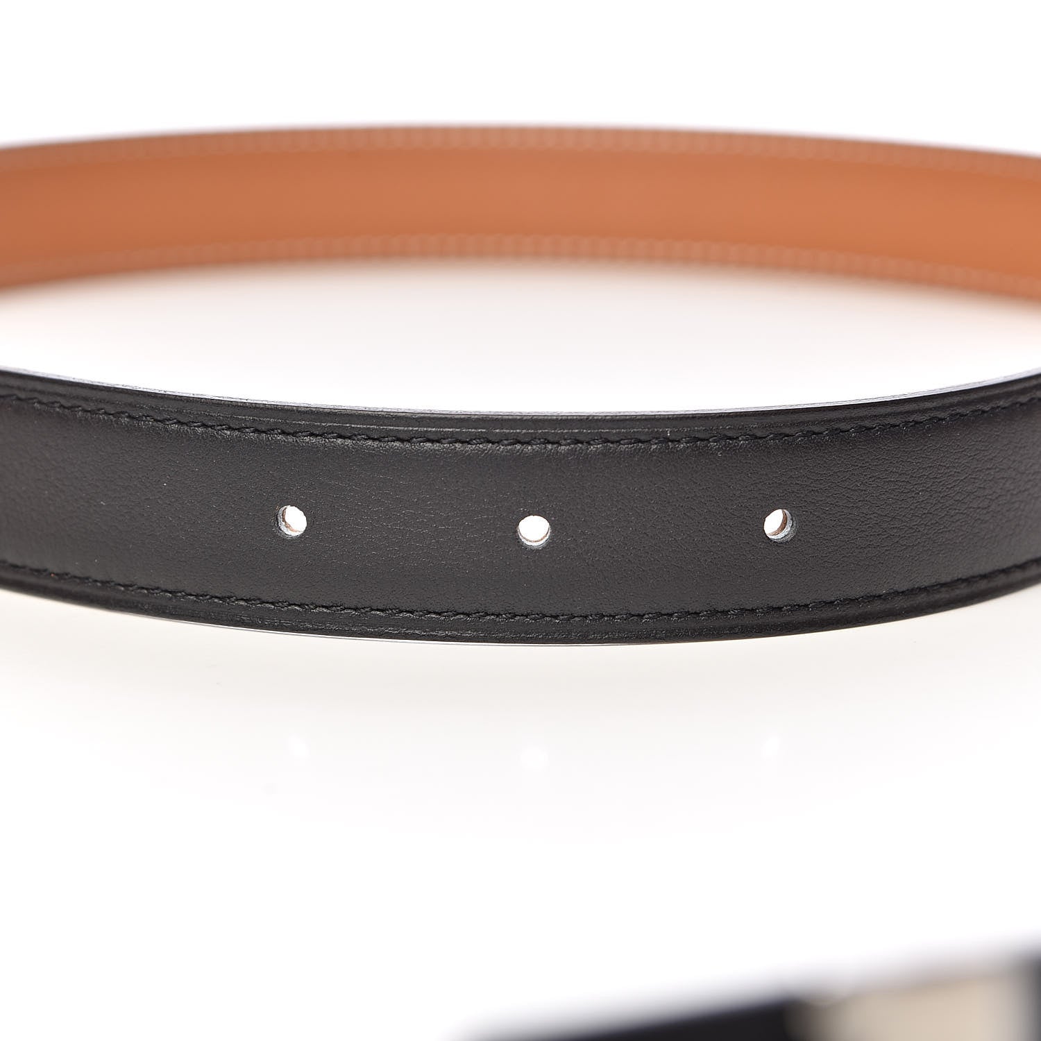 Hermes Swift Epsom 24mm Constance H Belt 85 Black Gold 5 of 7