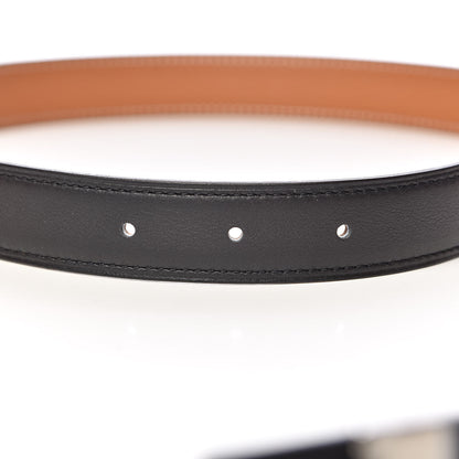 Hermes Swift Epsom 24mm Constance H Belt 85 Black Gold 5 of 7