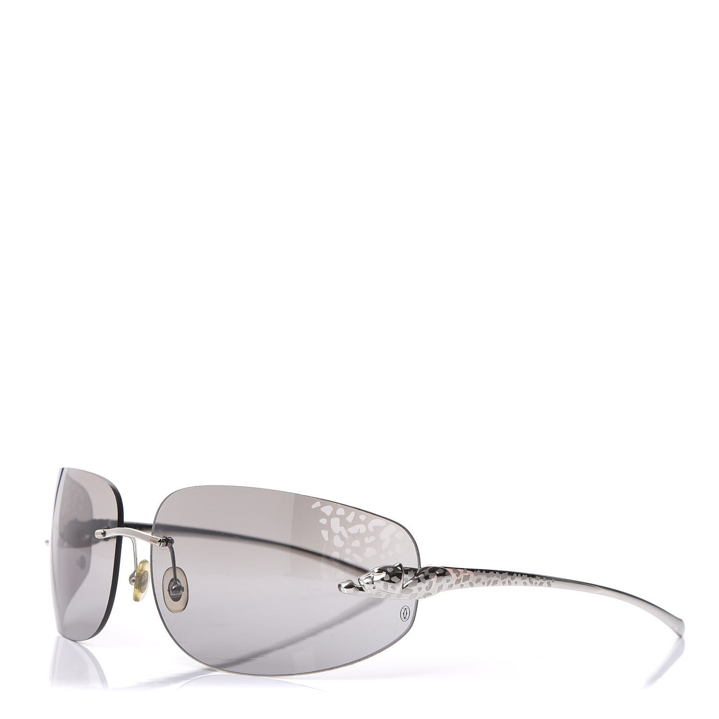 Panthere De Sunglasses Black Silver
